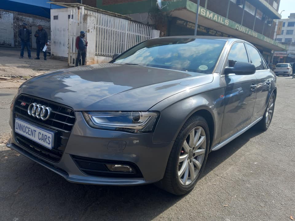 2015 AUDI A4 2.0 TFSI PETROL ENGINE, AUTOMATIC, GREY COLOR, MILEAGE 74000KM