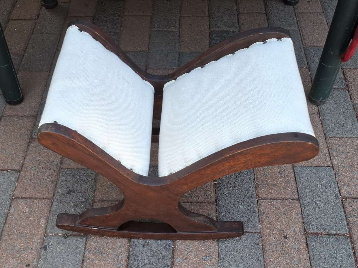 Antique rocking footstool for sale