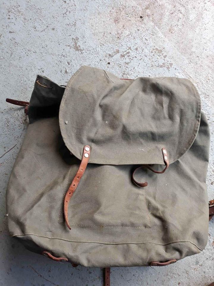 Vintage Swiss military backpack Vintage Swiss military backpack