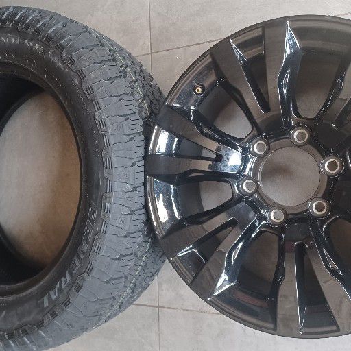 Isuzu spare wheel