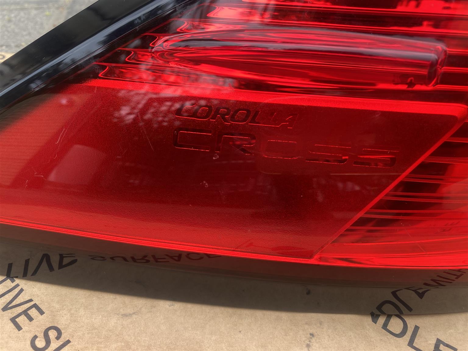 2024 TOYOTA COROLLA CROSS LED OUTER TAIL LIGHT LEFT SIDE FOR SALE. IN EXCELLENT - Private Seller