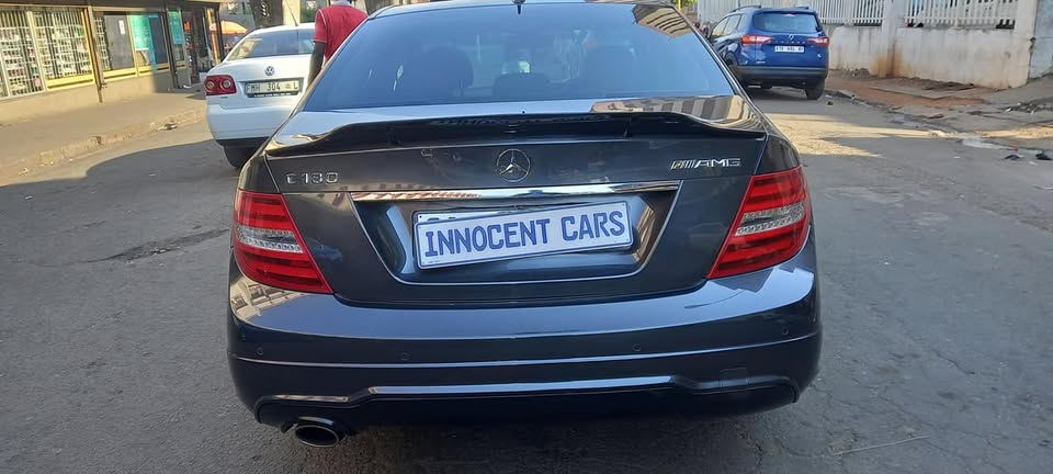 2013 MERCEDES BENZ C180 AMG AUTOMATIC TRANSMISSION, GREY COLOUR, MILEAGE