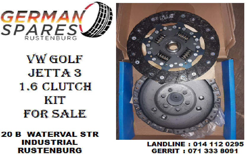 Vw Golf Jetta 3 1.6 clutch kit for sale - Private Seller Vw Golf Jetta 3 1.6 clutch kit for sale - Private Seller