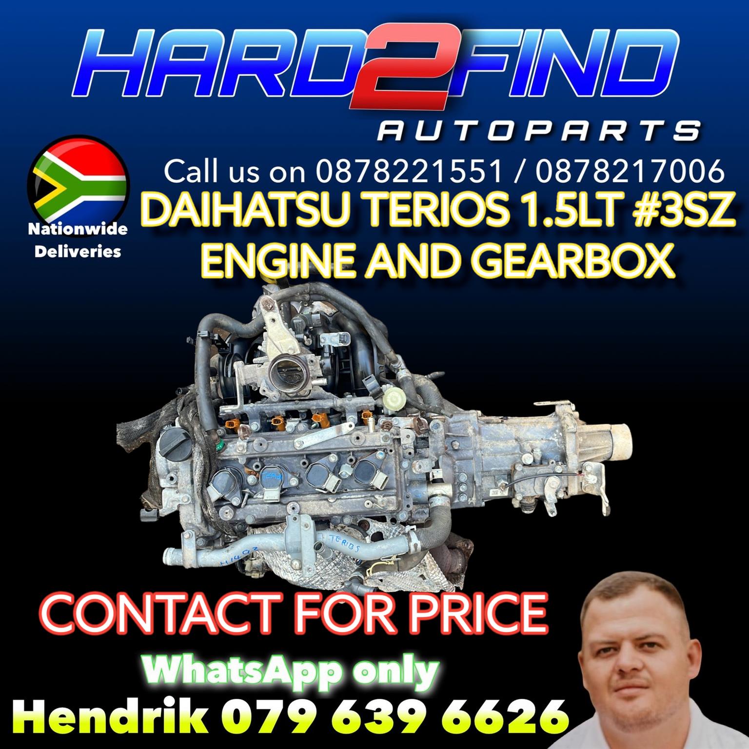 DAIHATSU TERIOS 1.5 #3SZ ENGINE AND GEARBOX - Private Seller