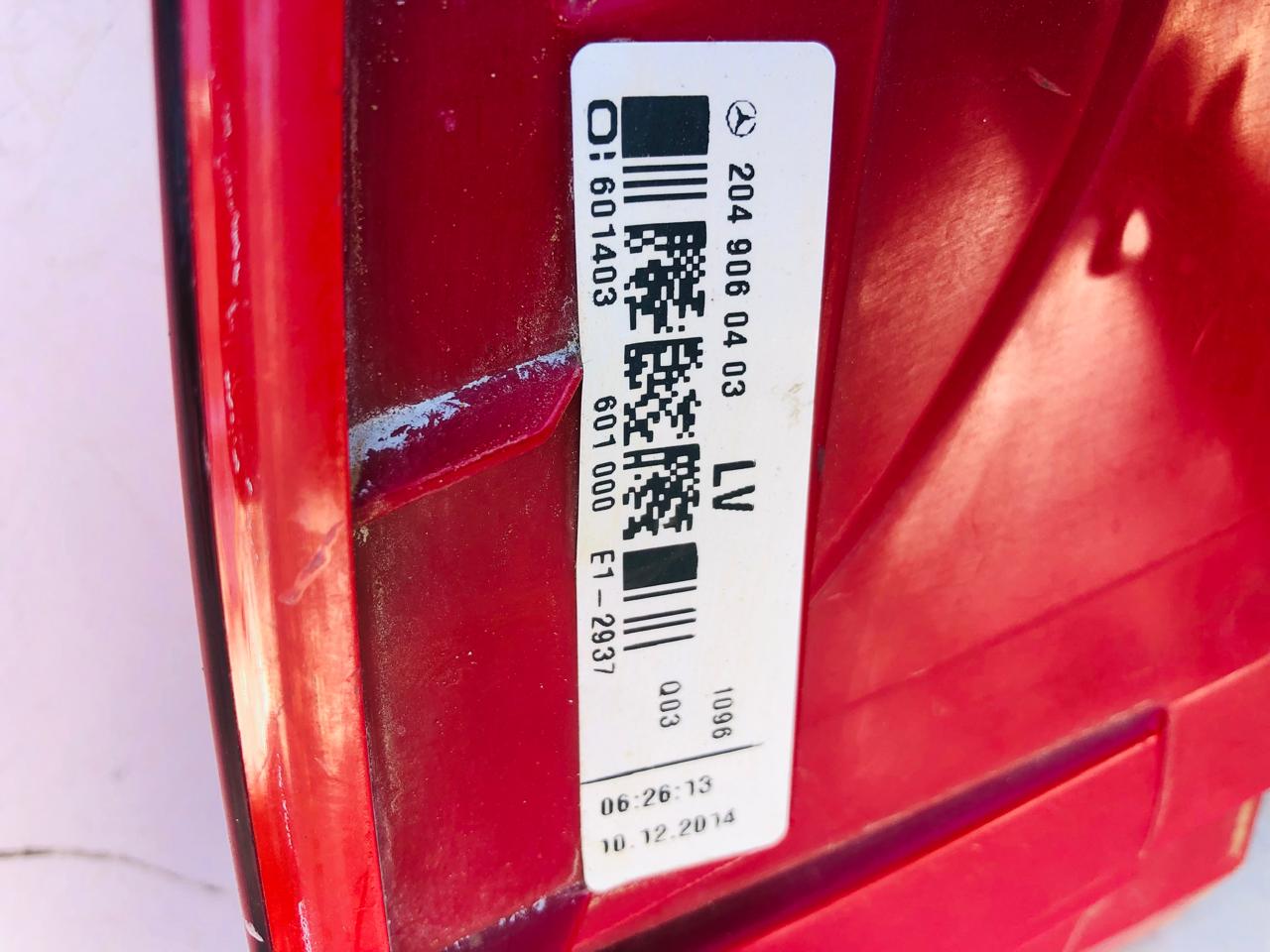 Mercedes Benz W204 C-class facelift left side LED outer taillight - Private Seller