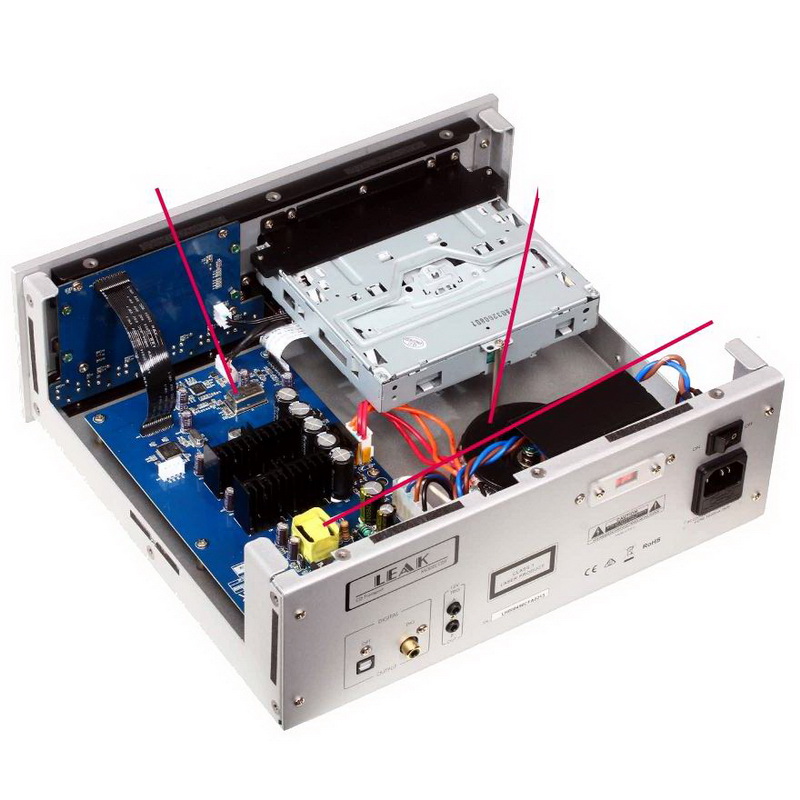LEAK ST130 STEREO AMPLIFIER AND CDT TRANSPORT