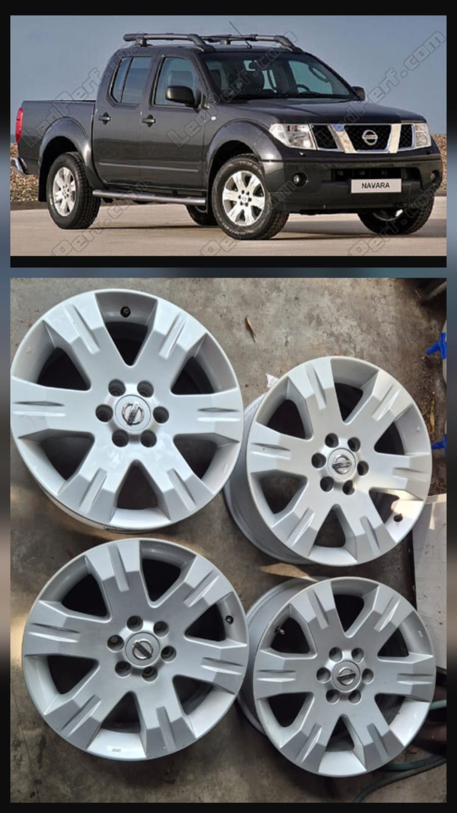 For Sale - Nissan Navara 17 inch alloy rims - Private Seller For Sale - Nissan Navara 17 inch alloy rims - Private Seller