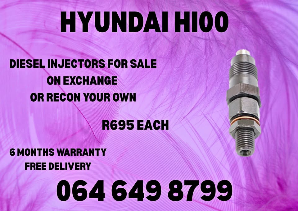 HYUNDAI H100 DIESEL INJECTORS FOR SALE ON EXCHANGE WASHERS KITS INCLUDED - Private Seller HYUNDAI H100 DIESEL INJECTORS FOR SALE ON EXCHANGE WASHERS KITS INCLUDED - Private Seller