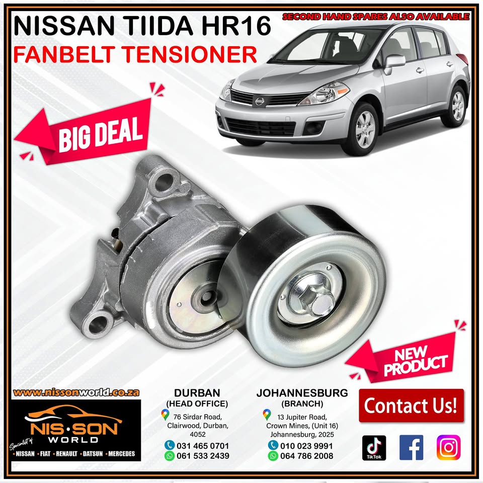 NISSAN TIIDA HR16 FANBELT TENSIONER