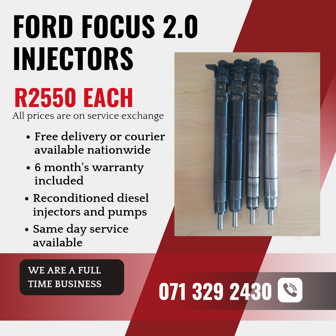 FORD FOCUS 2.0 INJECTORS FOR SALE WITH WARRANTY - Private Seller FORD FOCUS 2.0 INJECTORS FOR SALE WITH WARRANTY - Private Seller