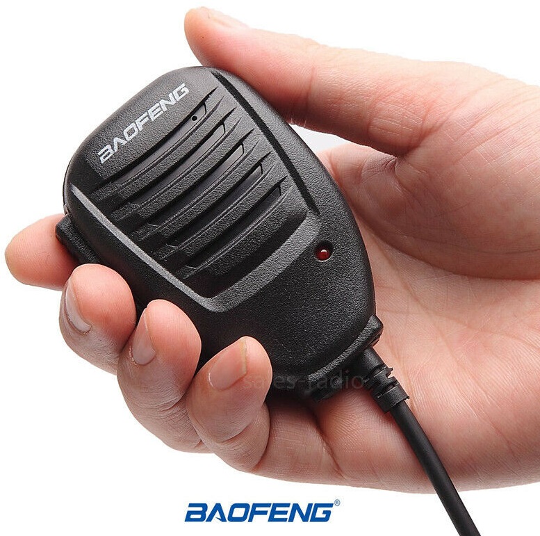 Hand Held Clip-On Shoulder Speaker Mic Microphone PTT for Walkie Talkies. NEW