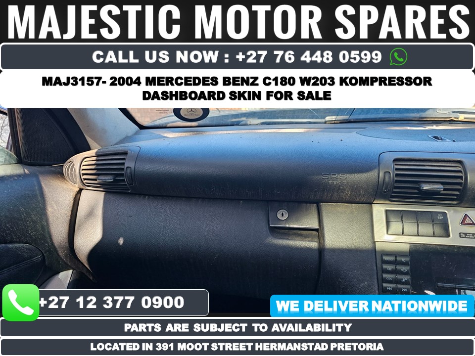 2004 Mercedes Benz C180 W203 dashboard skin - for sale used - Private Seller 2004 Mercedes Benz C180 W203 dashboard skin - for sale used - Private Seller