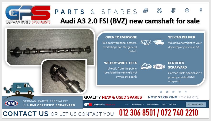 Audi A3 2.0 FSI (BVZ) new camshaft for sale - Private Seller Audi A3 2.0 FSI (BVZ) new camshaft for sale - Private Seller