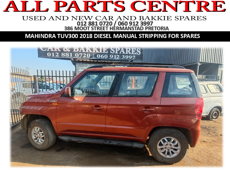 Mahindra Tuv300 2018 diesel manual stripping for spares