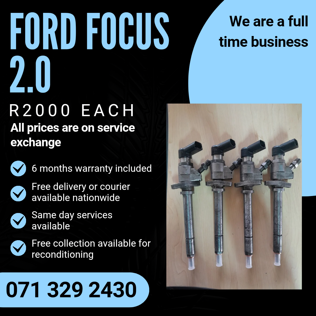 FORD FOCUS 2.0 INJECTORS FOR SALE WITH WARRANTY - Private Seller FORD FOCUS 2.0 INJECTORS FOR SALE WITH WARRANTY - Private Seller
