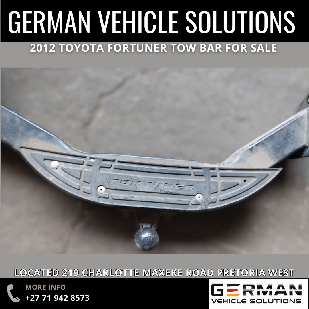 2012 Toyota Fortuner Tow Bar for sale - Private Seller