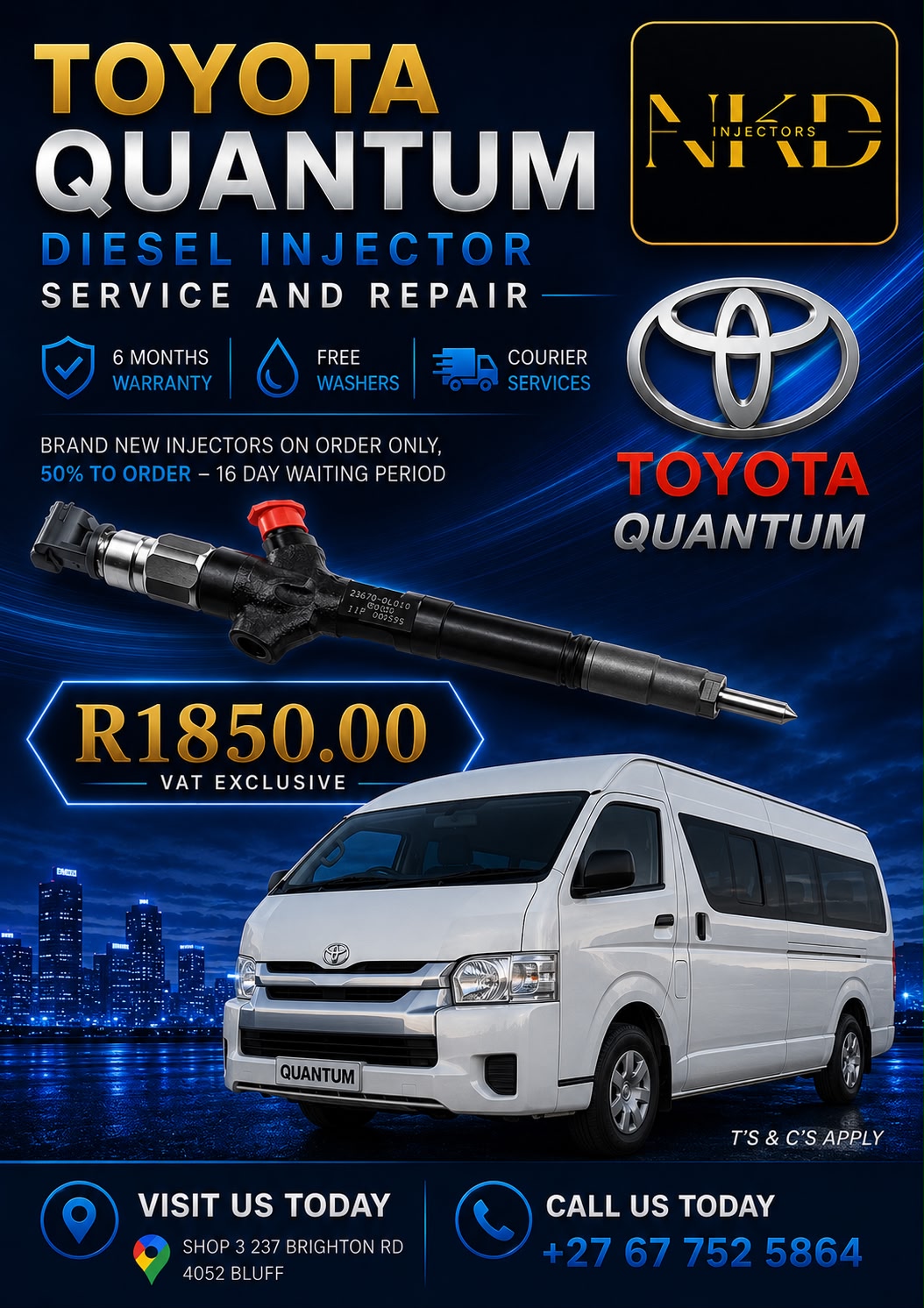 Service_Your_Toyota_Quantum_Diesel_Injectors - Private Seller Service_Your_Toyota_Quantum_Diesel_Injectors - Private Seller