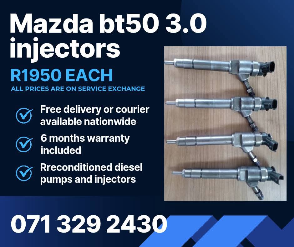 MAZDA BT50 3.0 INJECTORS FOR SALE WITH WARRANTY INCLUDED - Private Seller MAZDA BT50 3.0 INJECTORS FOR SALE WITH WARRANTY INCLUDED - Private Seller