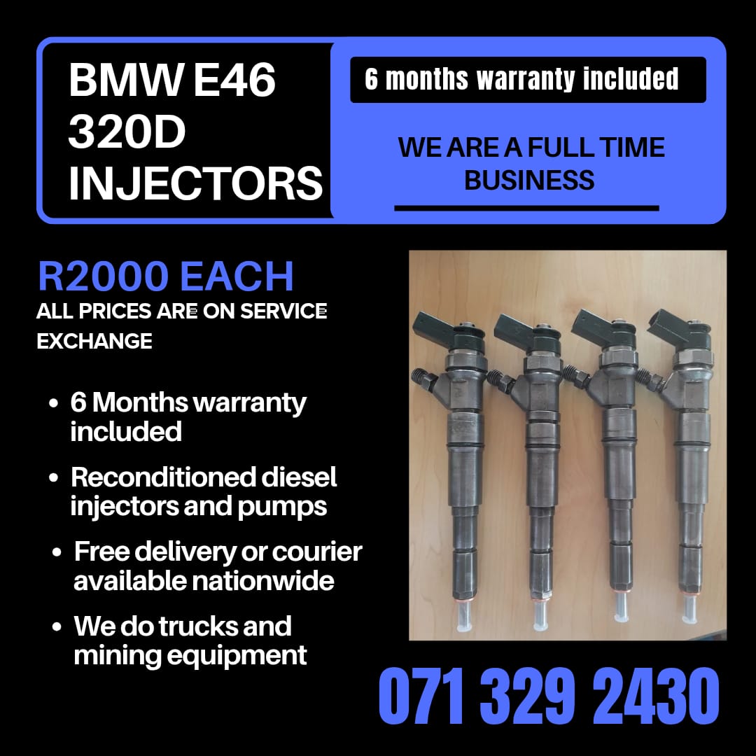 BMW E46 320D INJECTORS FOR SALE WITH WARRANTY - Private Seller BMW E46 320D INJECTORS FOR SALE WITH WARRANTY - Private Seller