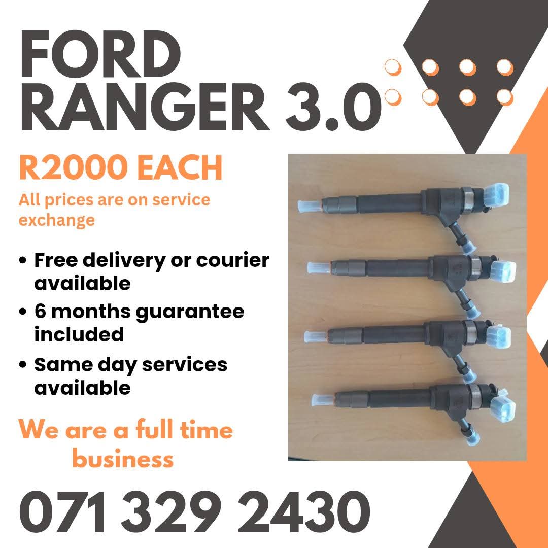 FORD RANGER 3.0 INJECTORS FOR SALE WITH WARRANTY - Private Seller FORD RANGER 3.0 INJECTORS FOR SALE WITH WARRANTY - Private Seller