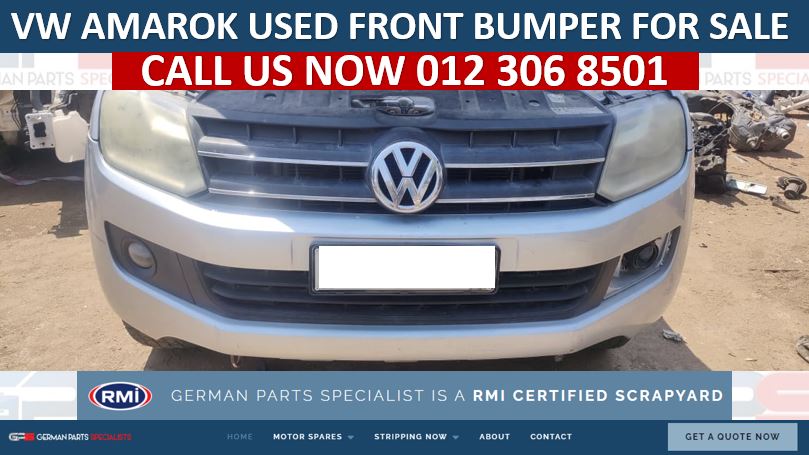 VW AMAROK USED FRONT BUMPER FOR SALE - Private Seller VW AMAROK USED FRONT BUMPER FOR SALE - Private Seller