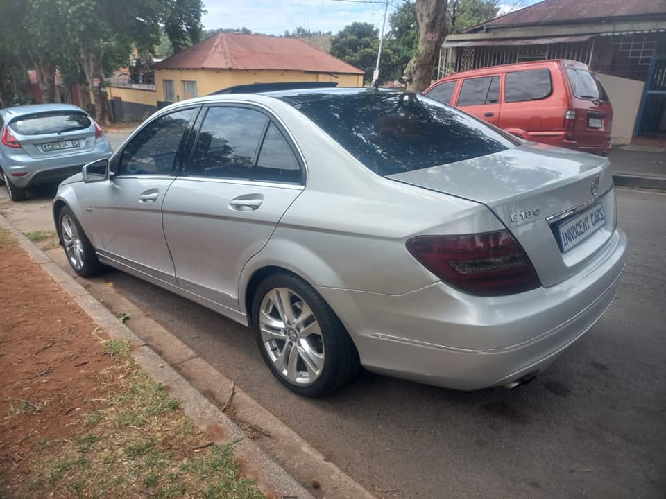 2011 MERCEDES BENZ C180 BLUE EFFICIENCY CGI PETROL, AUTOMATIC, SILVER COLOR