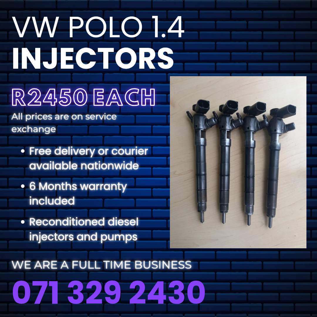 VW POLO 1.4 INJECTORS FOR SALE WITH WARRANTY - Private Seller VW POLO 1.4 INJECTORS FOR SALE WITH WARRANTY - Private Seller