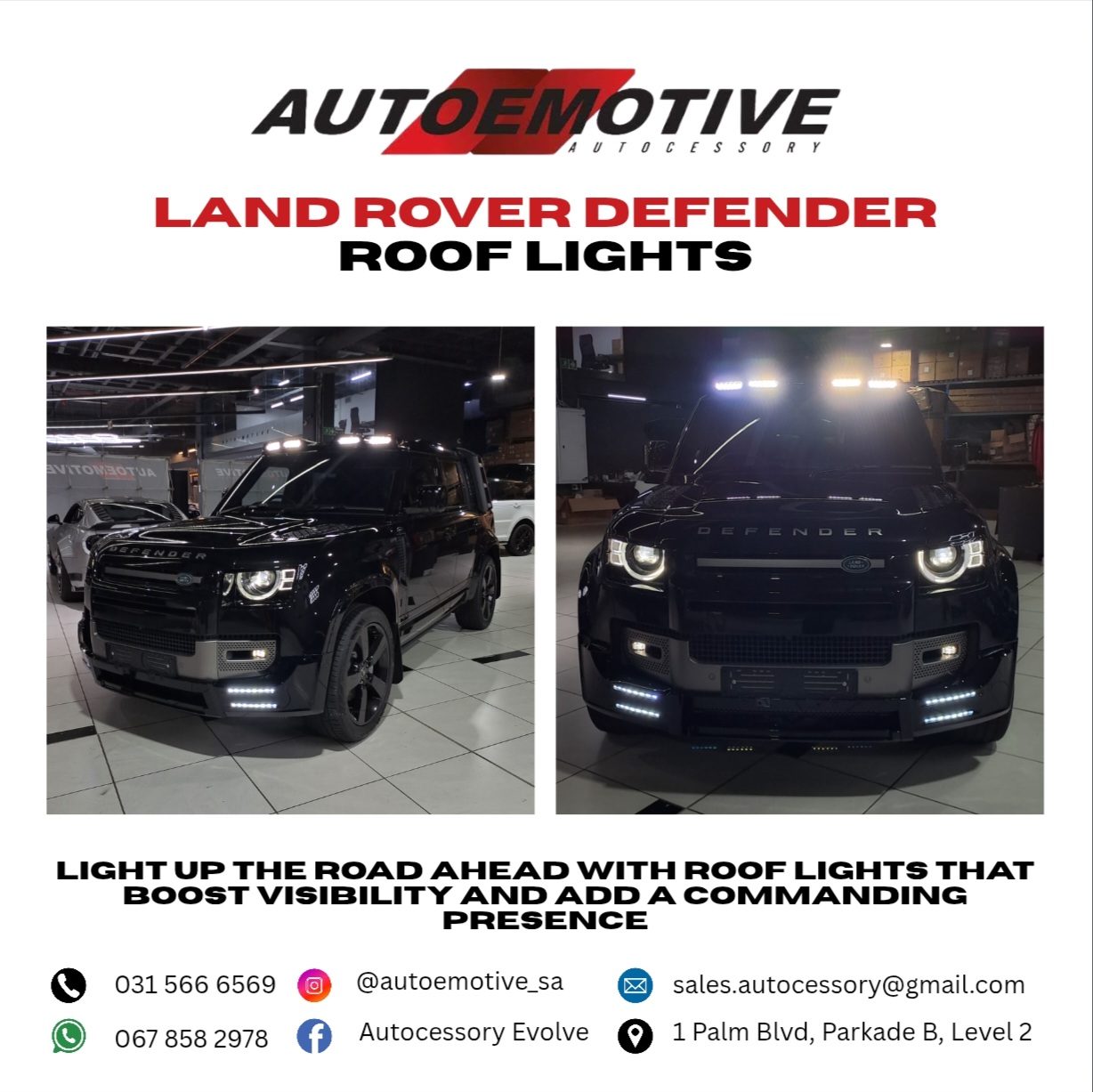 Land Rover Defender Roof Lights - Private Seller