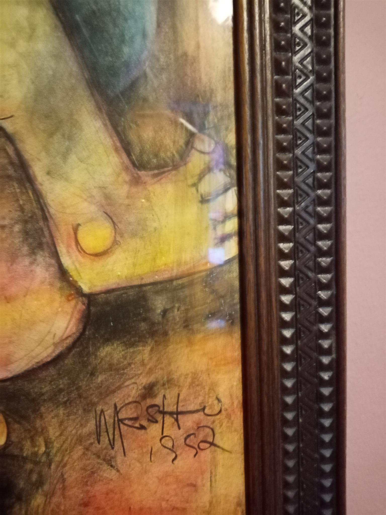 Oil pastel