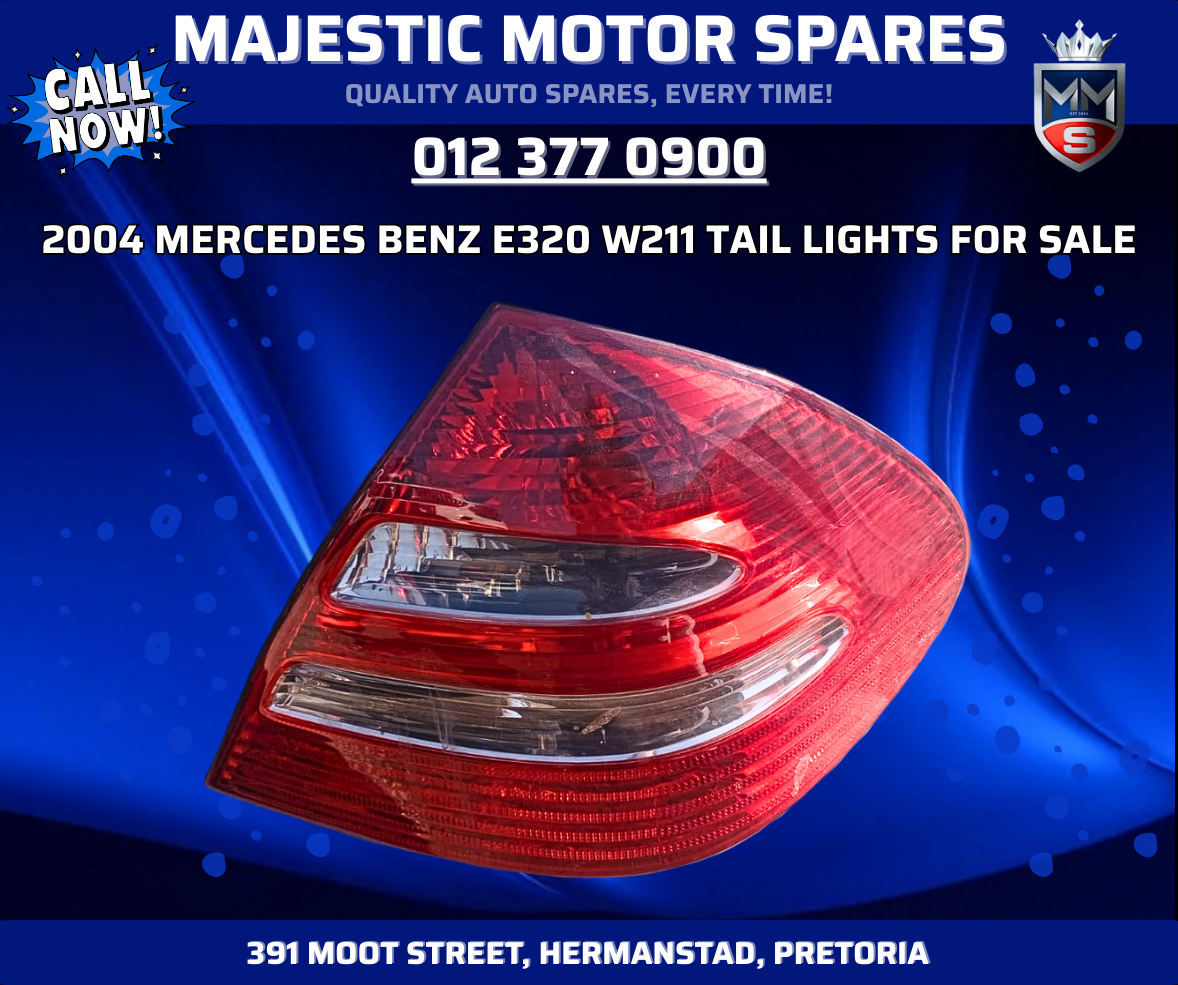 2004 Mercedes Benz E320 W211 Tail Lights – Used For Sale - Private Seller 2004 Mercedes Benz E320 W211 Tail Lights – Used For Sale - Private Seller