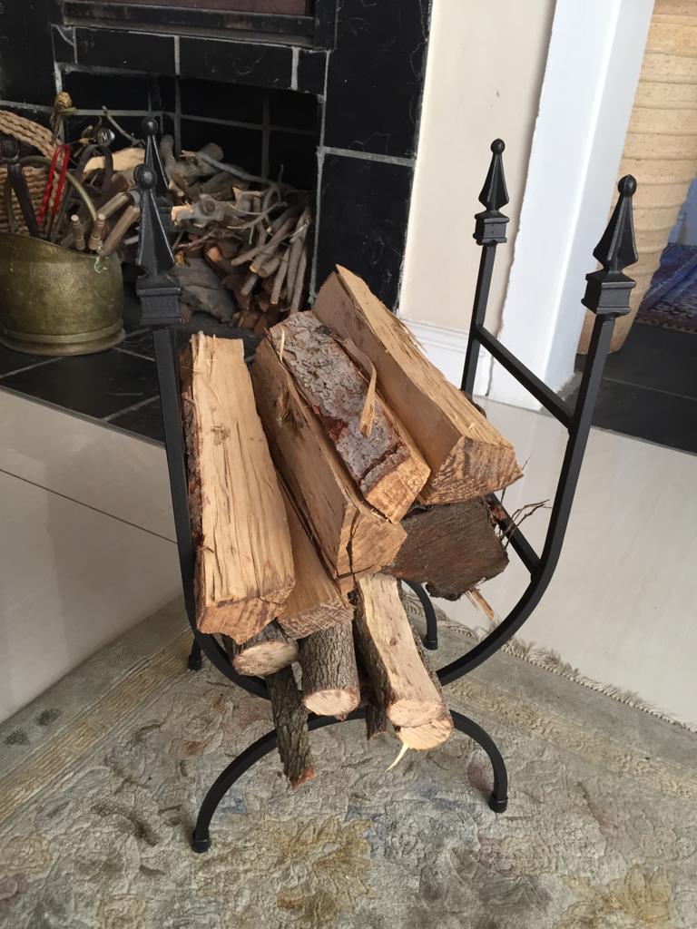 Ornate and classical styled Firewood Woodhold - Winter is back!