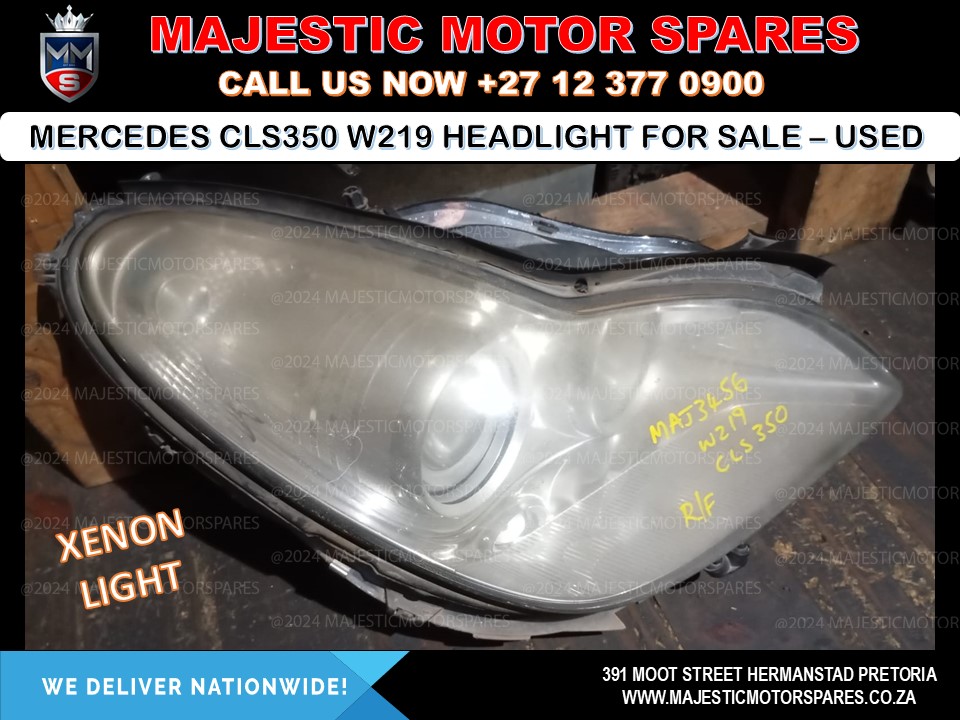 Mercedes Benz Cls350 W219 Headlight (Xenon) for Sale - Used - Private Seller Mercedes Benz Cls350 W219 Headlight (Xenon) for Sale - Used - Private Seller