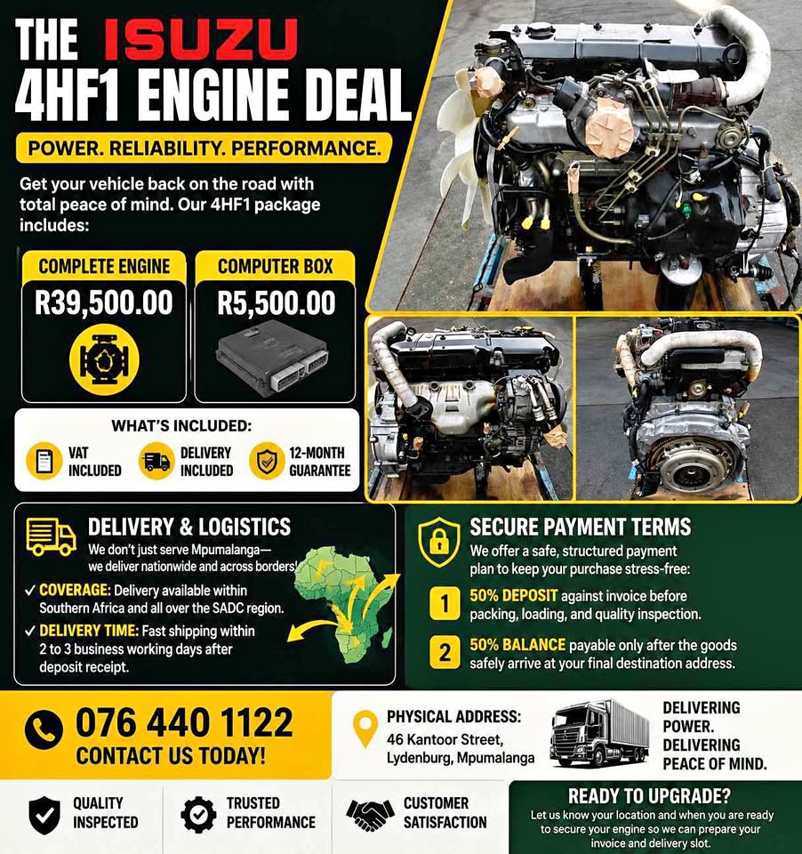 Isuzu 4HF1 - Private Seller Isuzu 4HF1 - Private Seller