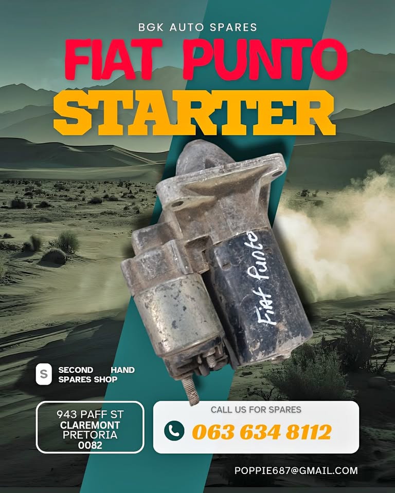 Fiat Punto starter more engine spares available