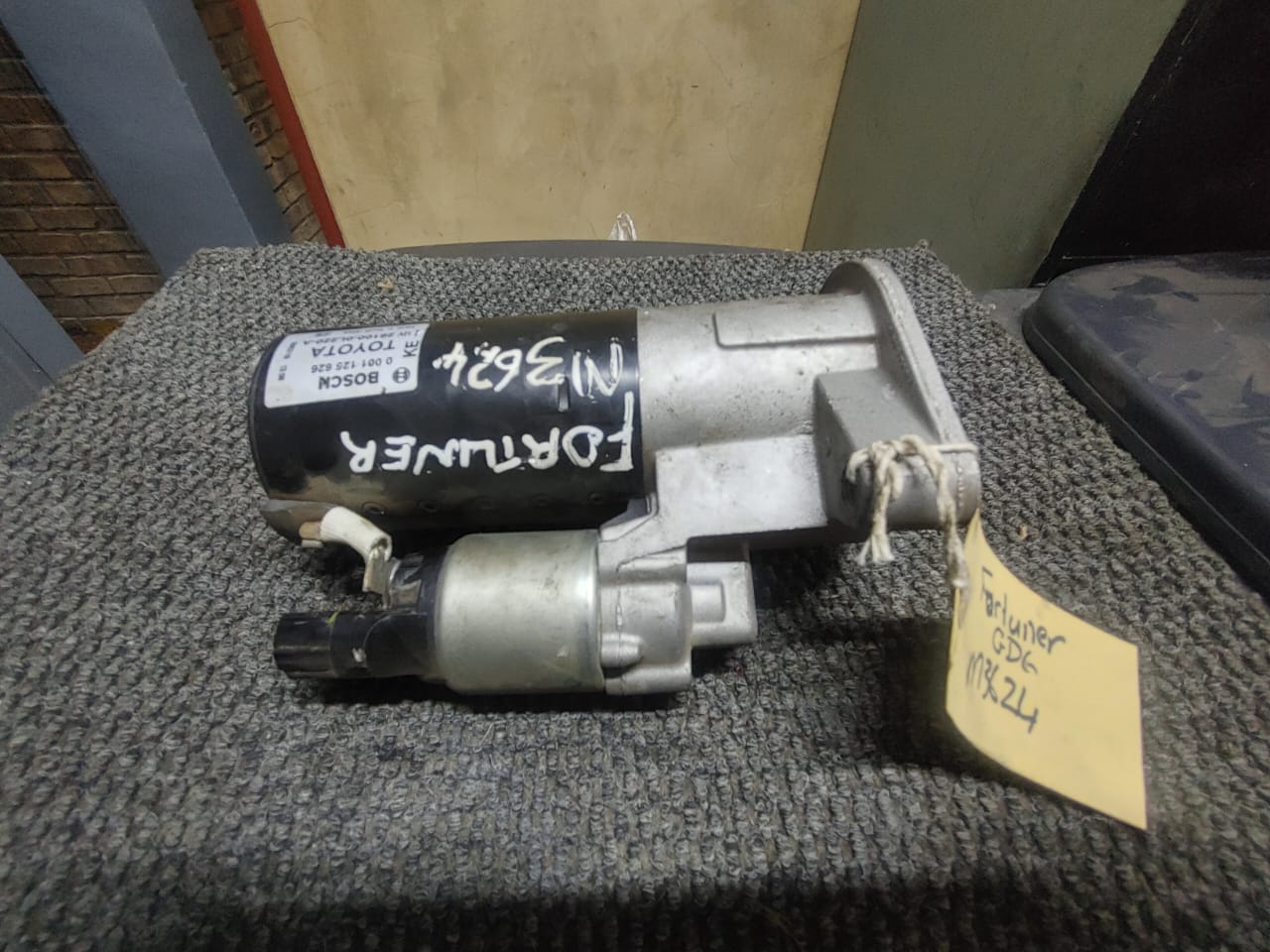 Toyota Fortuner salvaged secondhand starter for sale - Private Seller Toyota Fortuner salvaged secondhand starter for sale - Private Seller