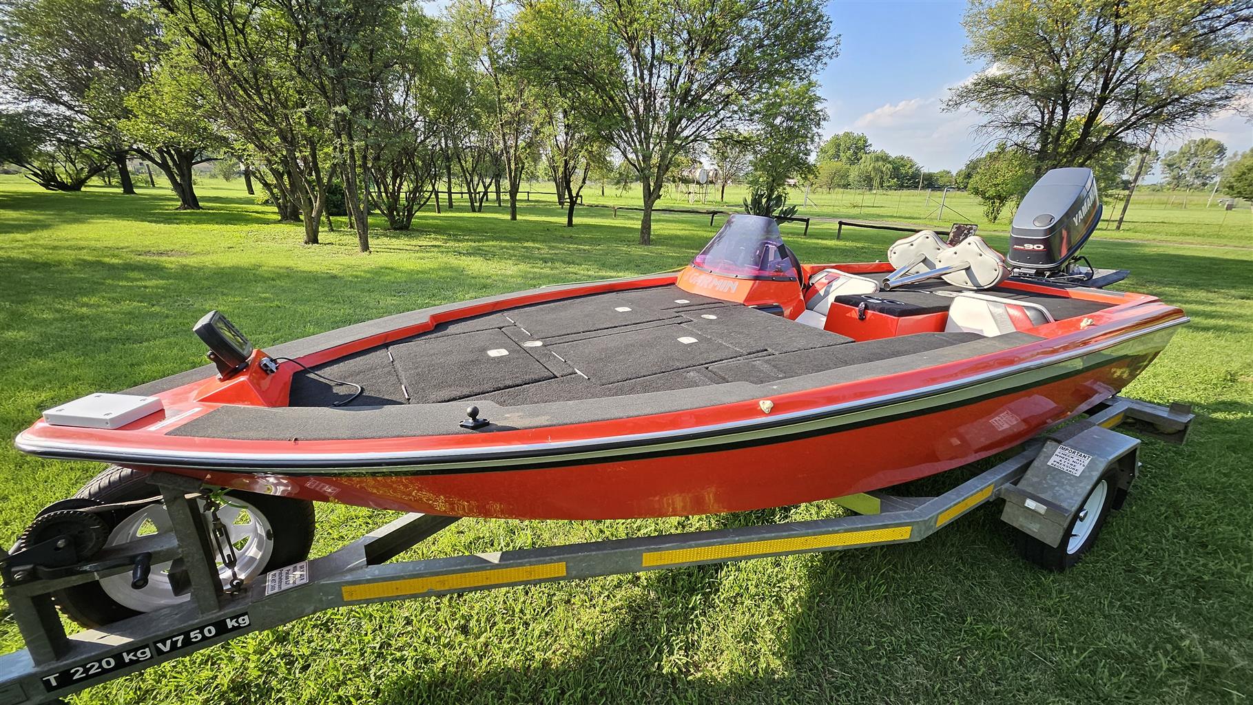 Dragonfly MkIIl Bass Boat with 90Hp Yamaha 2-Stroke built by Outdoor Marine