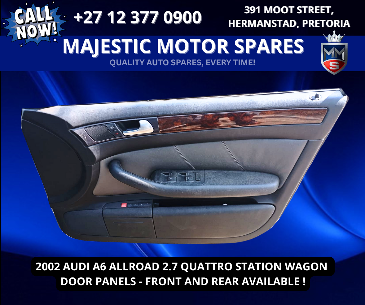2002 Audi A6 Allroad 2.7 Quattro Door Panels For Sale - Private Seller