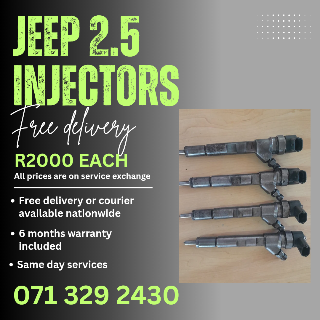JEEP 2.5 INJECTORS FOR SALE WITH WARRANTY - Private Seller JEEP 2.5 INJECTORS FOR SALE WITH WARRANTY - Private Seller