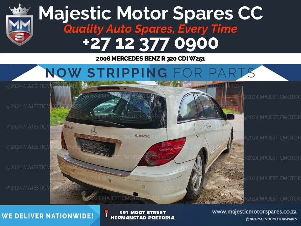 Stripping 2008 Mercedes Benz R320 CDI 4MATIC Automatic Diesel for Spares - Private Seller