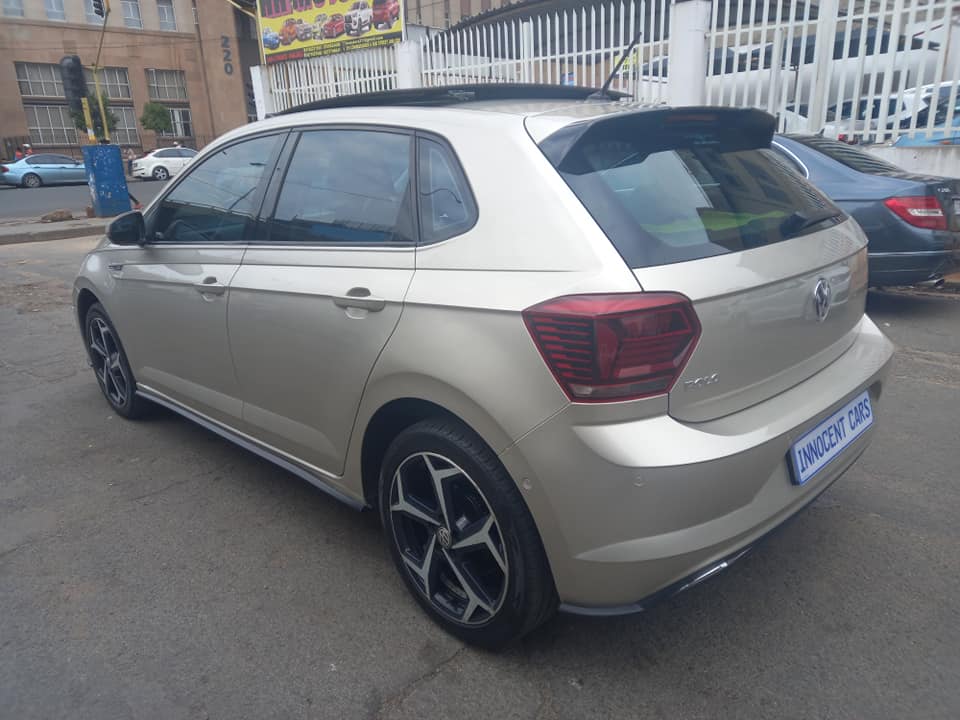 2019 VW POLO 8 1.0 R-LINE, PETROL, AUTOMATIC, GOLD COLOUR, MILEAGE