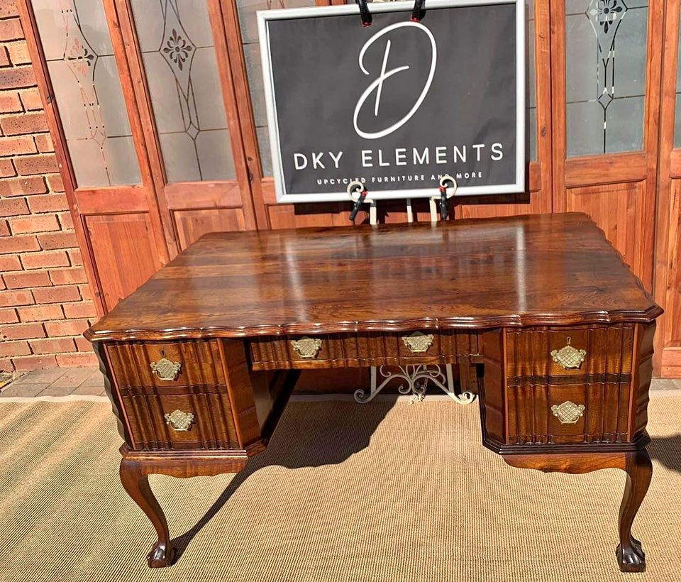 Antique Ball and Claw Desk / Office Table