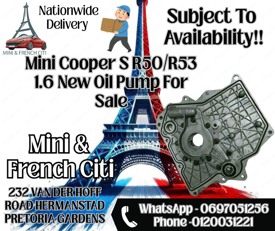 Mini Cooper S R50/R53 1.6 New Oil Pump For Sale!!