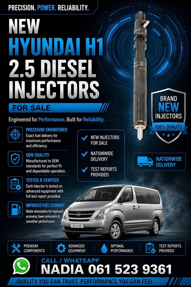 HYUNDAI H1 2,5 DIESEL INJECTORS FOR SALE OR RECONDITIONING - Private Seller HYUNDAI H1 2,5 DIESEL INJECTORS FOR SALE OR RECONDITIONING - Private Seller