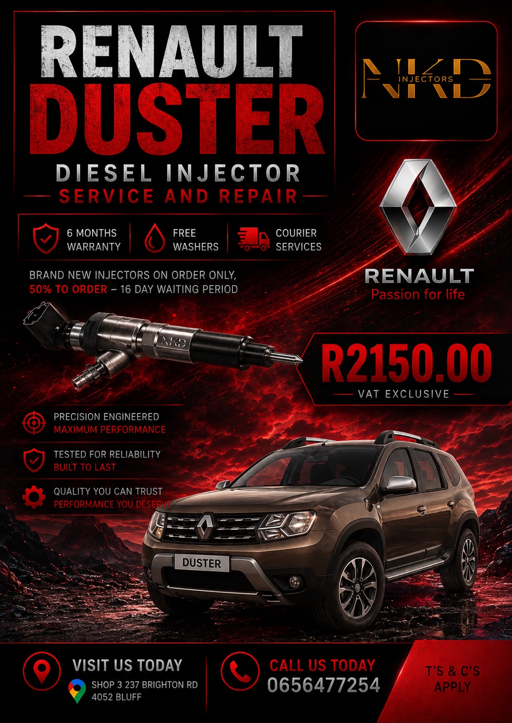 Service_your_Renault_Duster_Diesel_injectors_NKD - Private Seller Service_your_Renault_Duster_Diesel_injectors_NKD - Private Seller