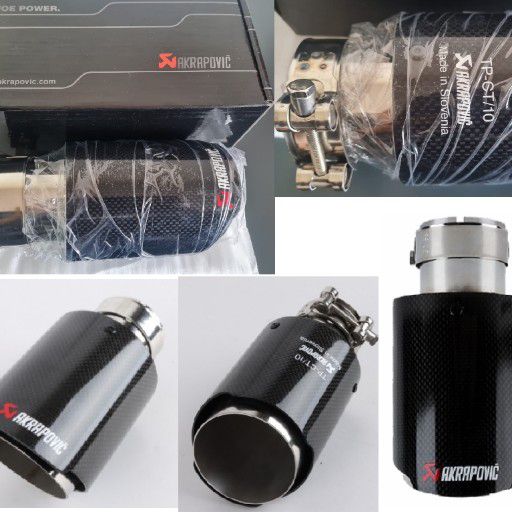 Akrapovic exhaust tail pipe tip