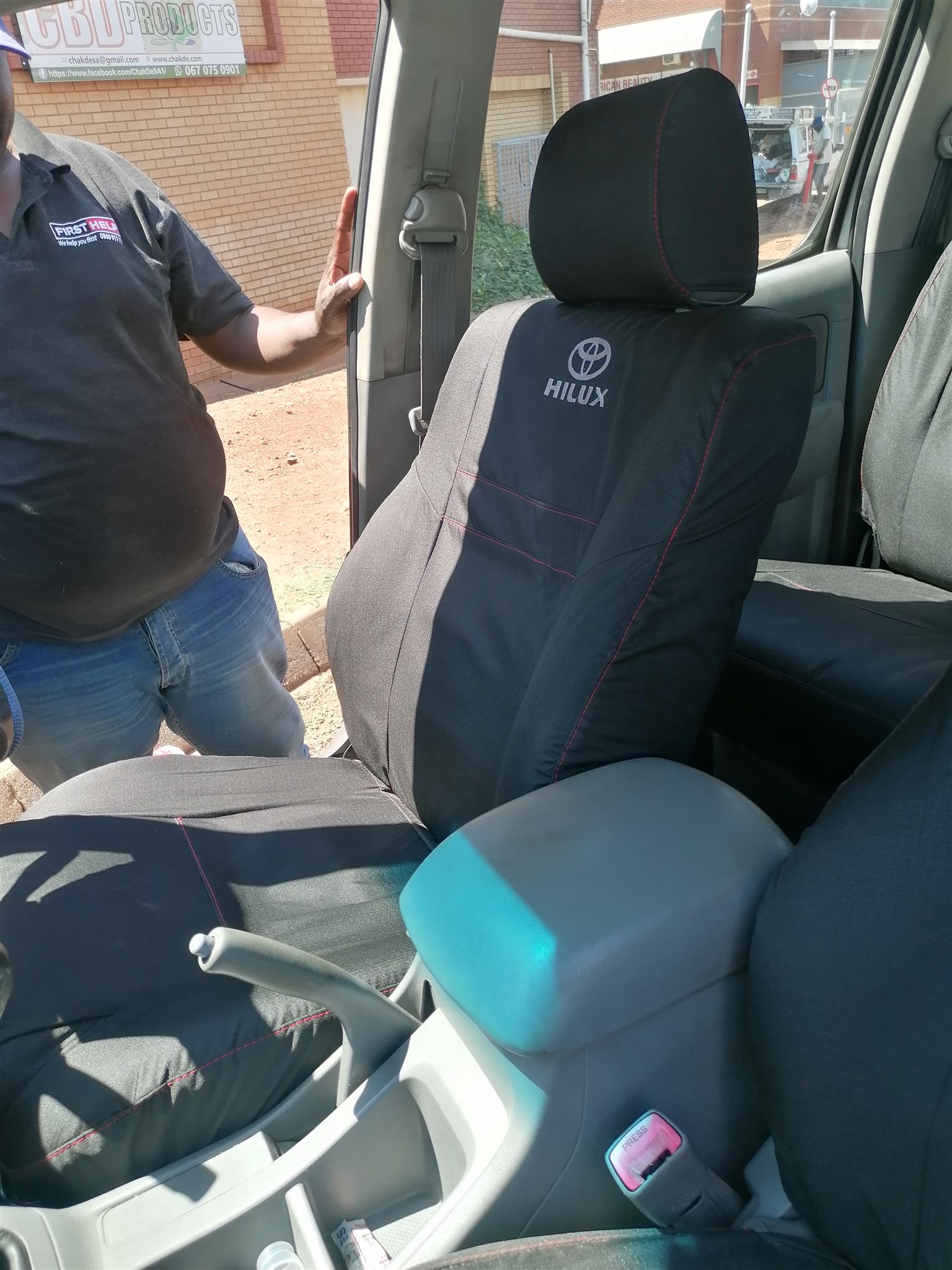 Custom seat covers for Hilux. - Private Seller