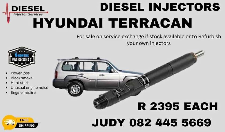 Hyundai Terracan Diesel Injector for sale on service exchange or to recon - Private Seller Hyundai Terracan Diesel Injector for sale on service exchange or to recon - Private Seller