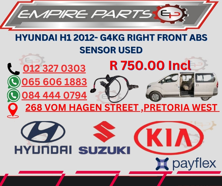 HYUNDAI H1 2012- G4KG RIGHT FRONT ABS SENSOR USED - Private Seller HYUNDAI H1 2012- G4KG RIGHT FRONT ABS SENSOR USED - Private Seller