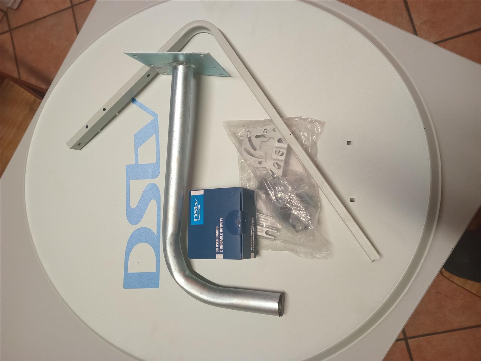 DSTV 80cm dish, all brackets and smart LNB DSTV 80cm dish, all brackets and smart LNB