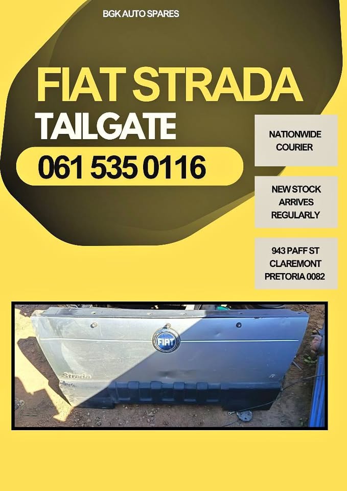 Fiat strada tailgate - Private Seller Fiat strada tailgate - Private Seller